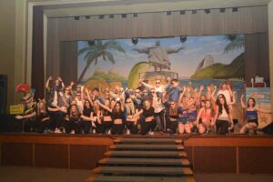 Auftritt der 11. Klassen des Elsterschloss-Gymnasiums