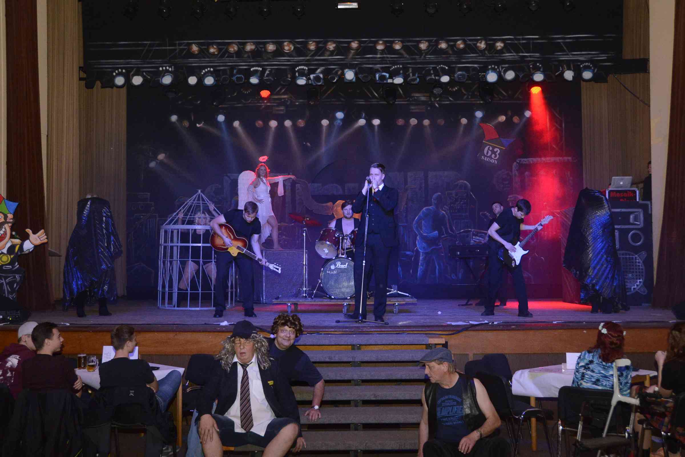 Rammstein Auftritt auf dem Festival in Plessa